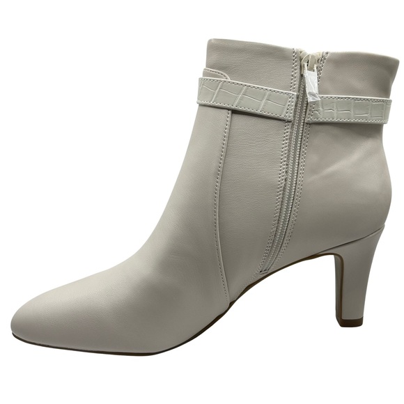 Life Stride Guild 2 Ankle Boots Women's Size 10W in Cream - Picture 3 of 11